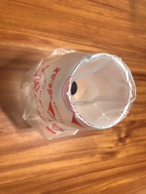 裱花袋套杯子上