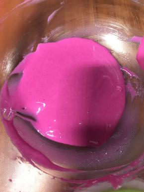 搅匀至没有颗粒