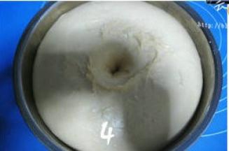 面团发酵至原体积2倍大即可；