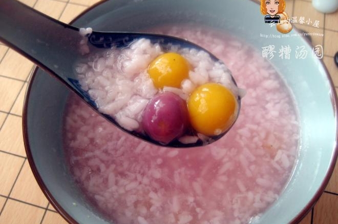 【自制醪糟、醪糟彩色汤圆】：暖心、暖胃！