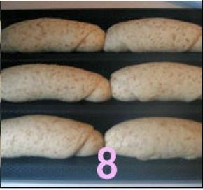 发酵至2倍大时，烤箱预热170度，中层，烤20分钟。中途上色后要加盖锡纸。（温度和时间
      视自家烤箱情况而定）