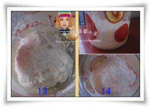 第三步  制作酵母种：
    重复步骤10至11的过程。到这步酸母种就做好啦，现在就可以开始制作面包。