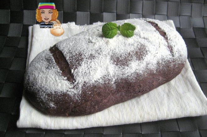 天然酵母面包----无油低糖 法式桑葚软面包