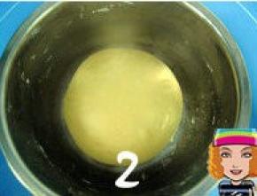 把揉好的面团收入容器中，盖上保鲜膜放温暖处发酵；