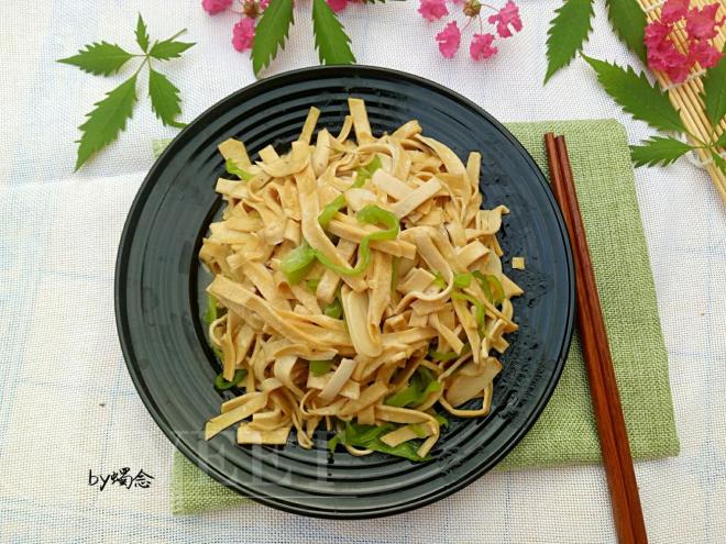 青椒豆腐皮