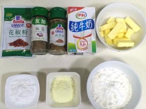 准备好需要的食材。
