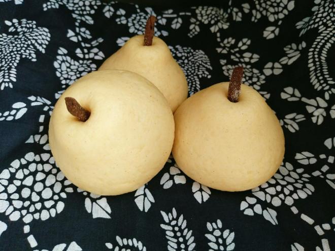 花样面食之雪梨馒头