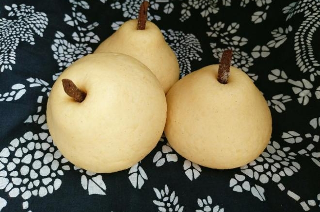 花样面食之雪梨馒头