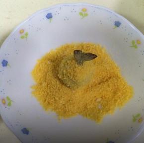 再裹上满满的面包糠。