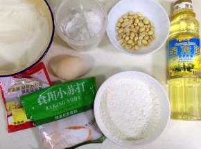 准备好需要的食材。