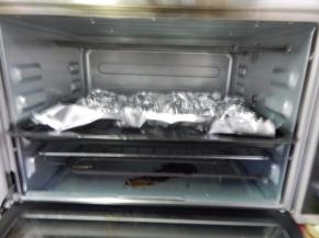 上烤箱200度烤15分钟