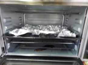 上烤箱200度烤15分钟