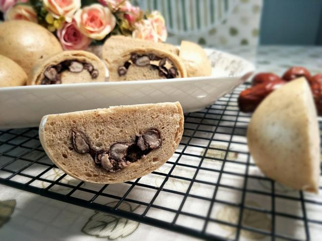 红枣全麦奶香馒头