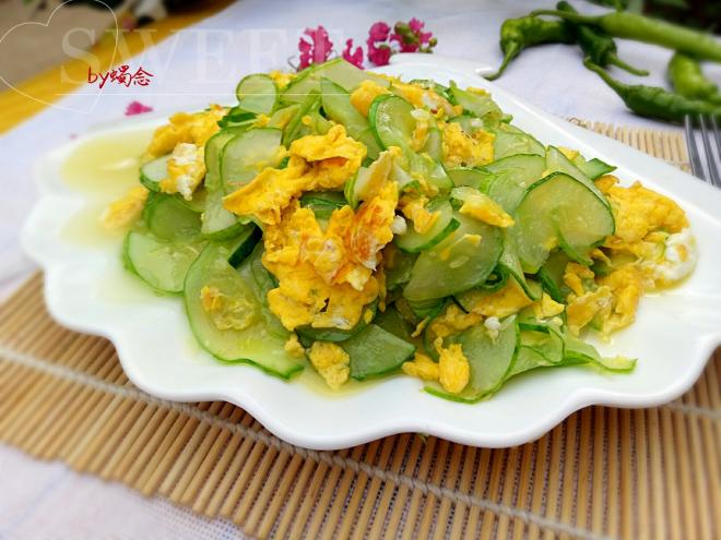 黄瓜炒蛋