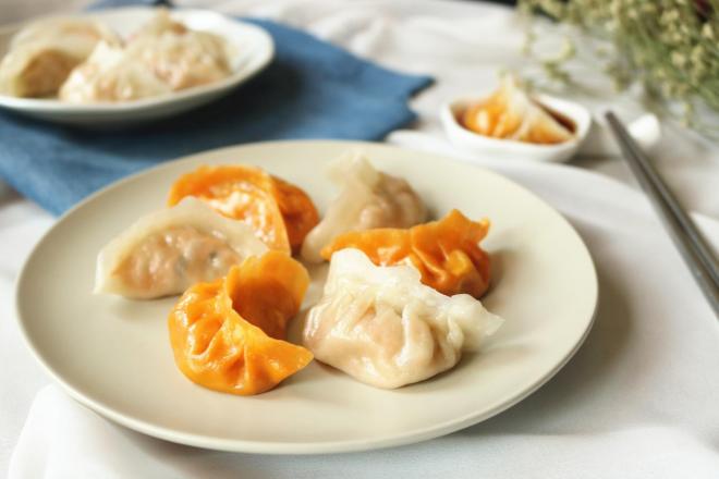 胡萝卜虾饺