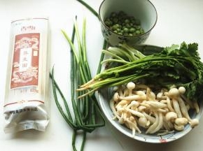 所有食材准备。