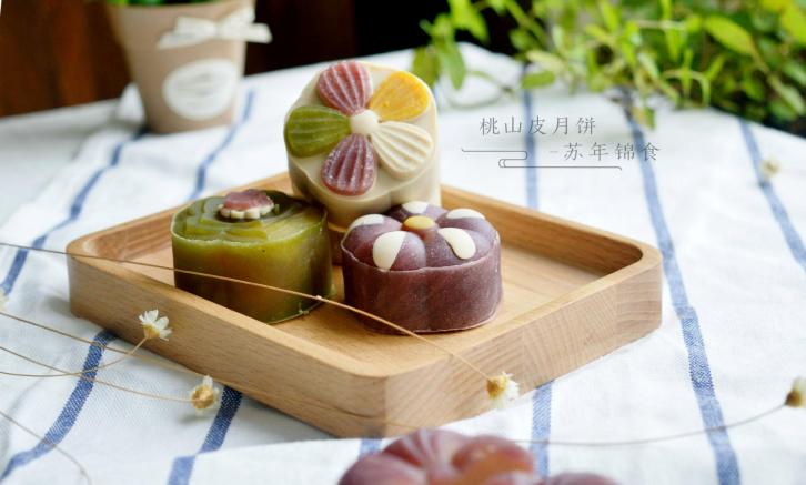 好看好玩又好做的颜值担当——桃山皮月饼