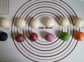 油皮也同样分成六份