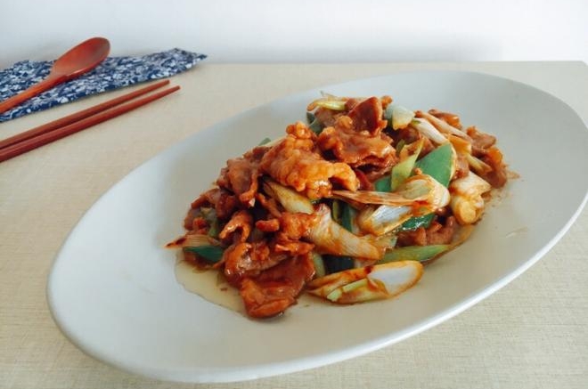 快手菜 葱爆羊肉