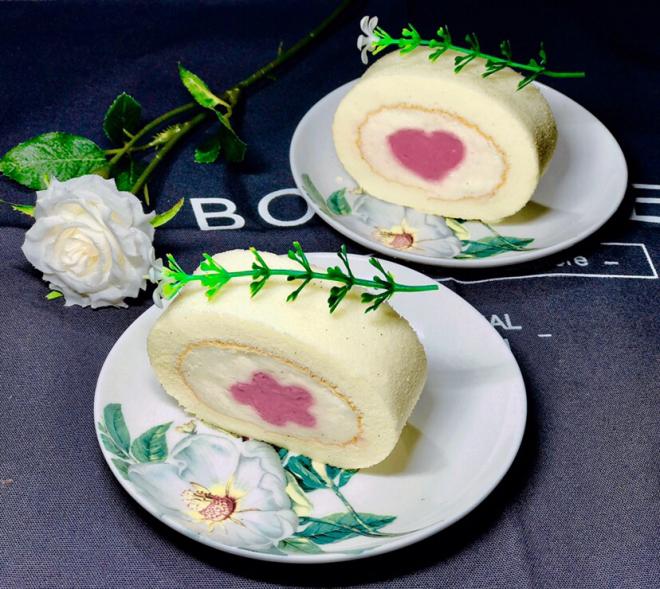 慕斯夹心蛋糕卷