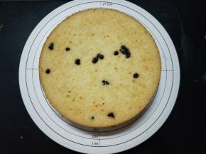 蛋糕放凉后脱模。