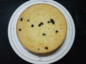 蛋糕放凉后脱模。