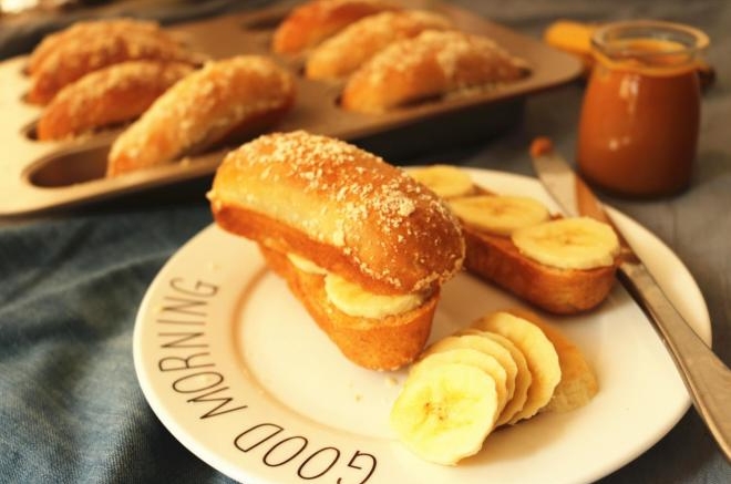 香酥粒迷你香蕉热狗