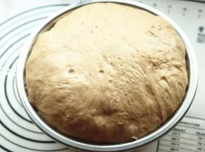 再次放到温暖湿润的地方发酵至2倍大。