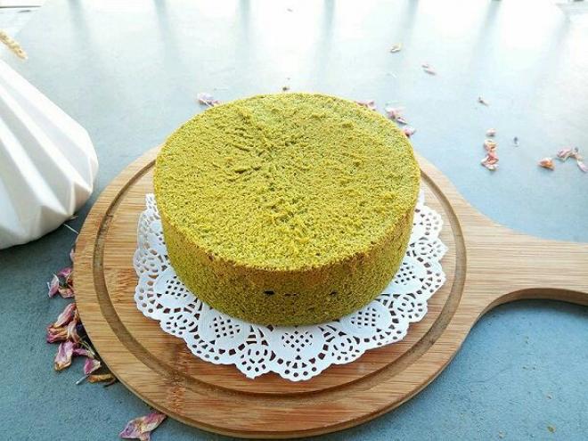 抹茶戚风蛋糕（6寸）