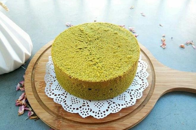 抹茶戚风蛋糕（6寸）