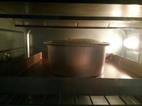 烤至中，看着慢慢往上爬