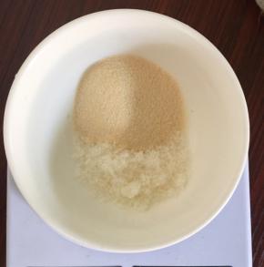 吉利丁粉加砂糖