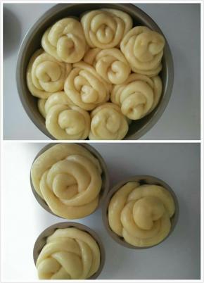 发酵至二倍大时取出刷蛋液