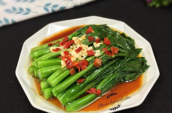 油淋菜心