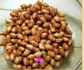 重复步骤7的过程。此时花生米表面水份基本干了；