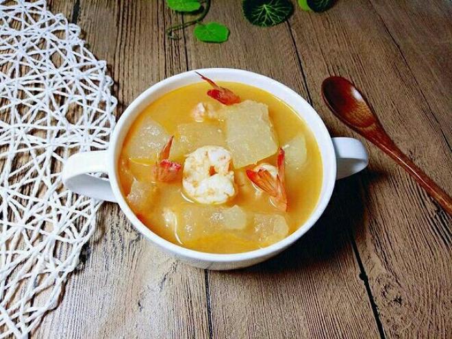 虾仁冬瓜汤