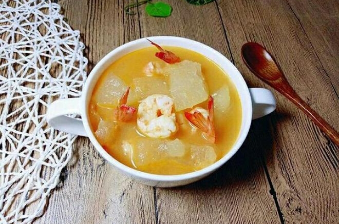 虾仁冬瓜汤