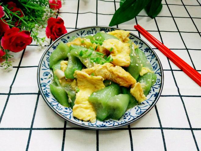 丝瓜炒鸡蛋
