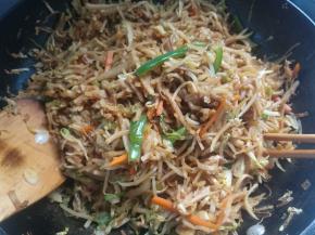 打开盖。搅拌均匀就可以了。