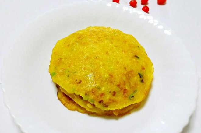 烙玉米饼子