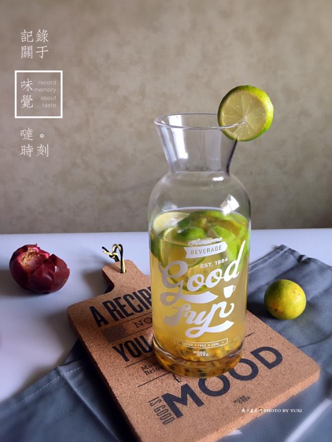 百香果青柠蜂蜜饮