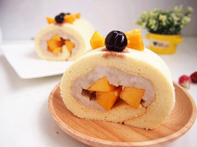 黄桃山药蛋糕卷