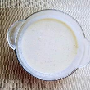 做好的香蕉松饼糊。