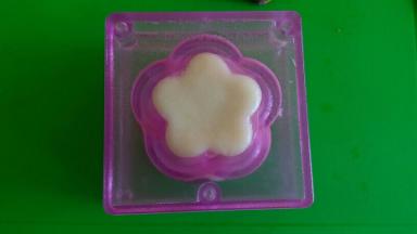 再盖上阳晨模具的底部, 压平