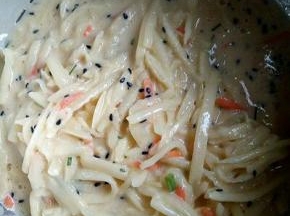 搅拌均匀，准备平底锅煎饼。