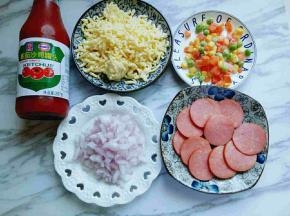 配料准备，这里没有特别要求，也可以根据个人喜欢调换配料。