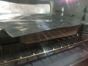 12、上色满意及时加盖锡纸