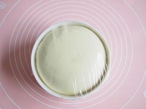 放到温暖的地方，发酵至2倍大