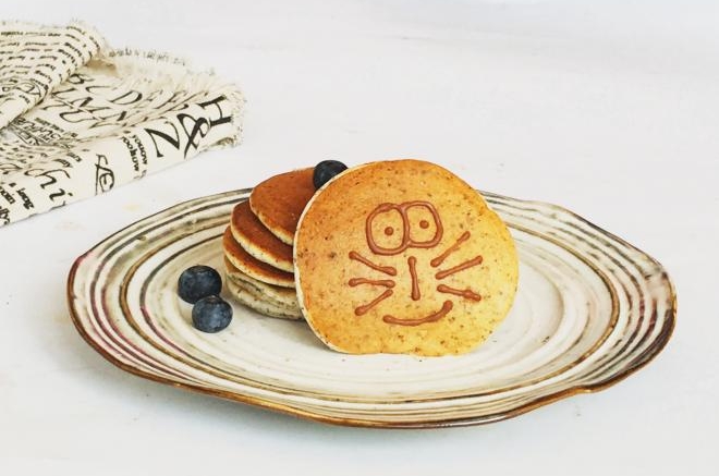 黑芝麻松饼