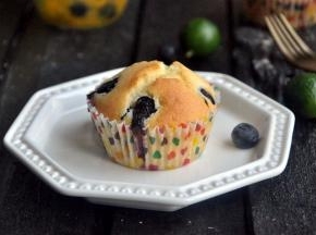 蓝莓爆浆麦芬蛋糕，开启全新的一天！